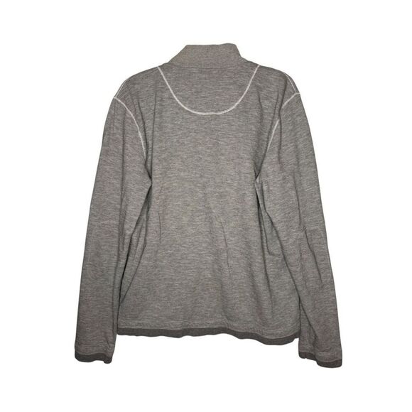 Boss Hugo Boss Cannobio 21 Men’s XL Full Zip Sweater Gray Mock Neck Slim-Fit - Picture 4 of 8